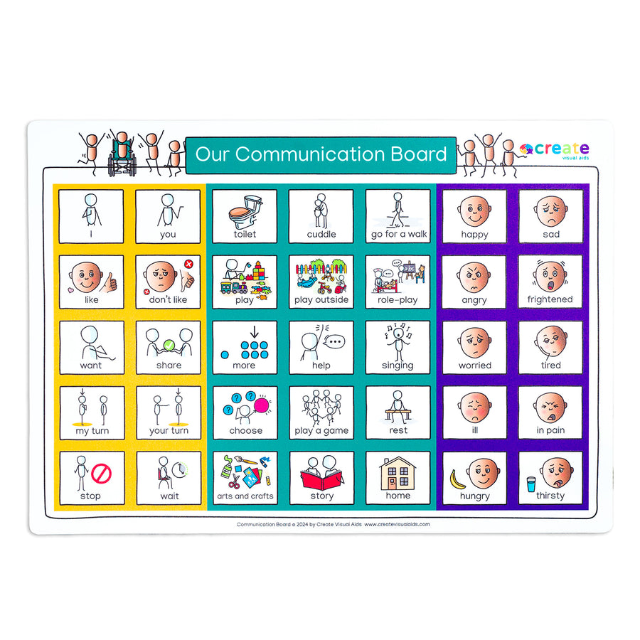 A3 Early Years Communication Board