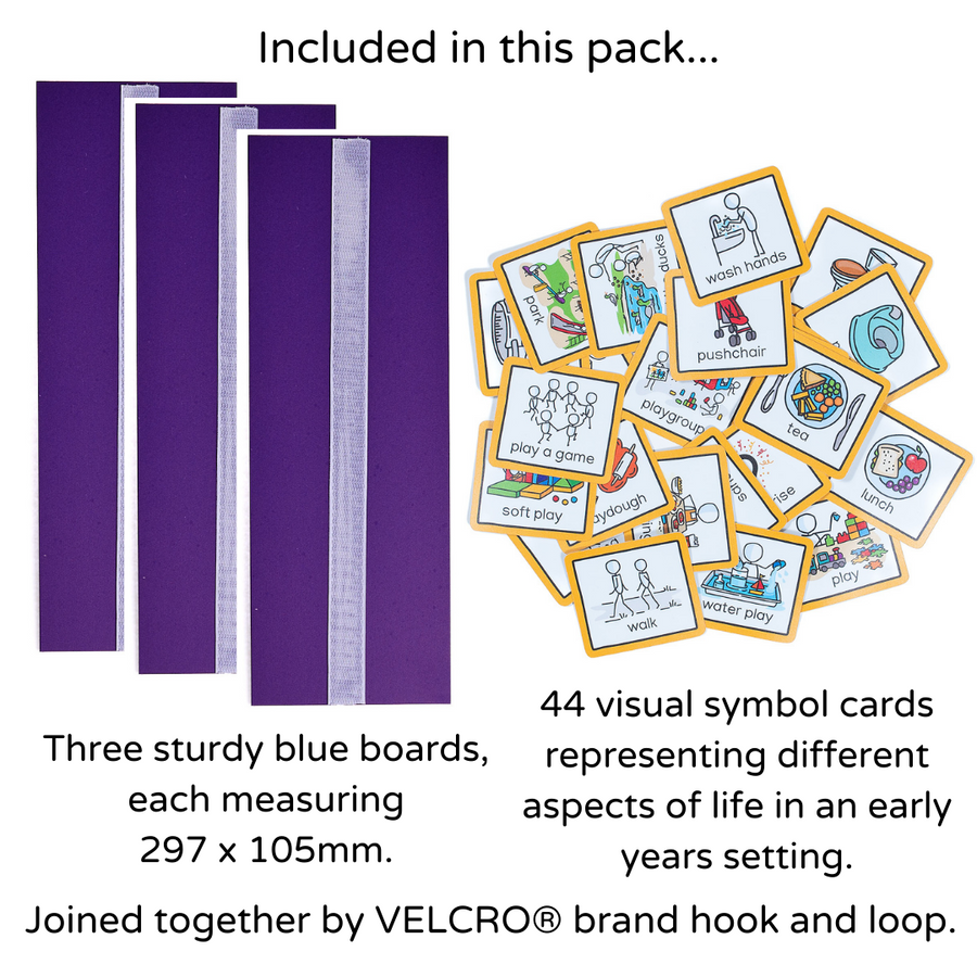 Visual Timetable for Nursery & Childminders Large Whole Group Version