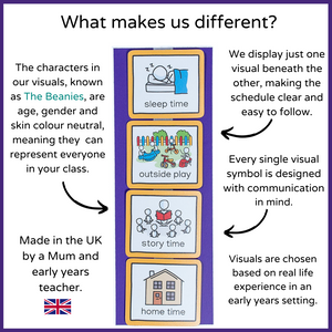 Visual Timetable for Nursery & Childminders Large Whole Group Version